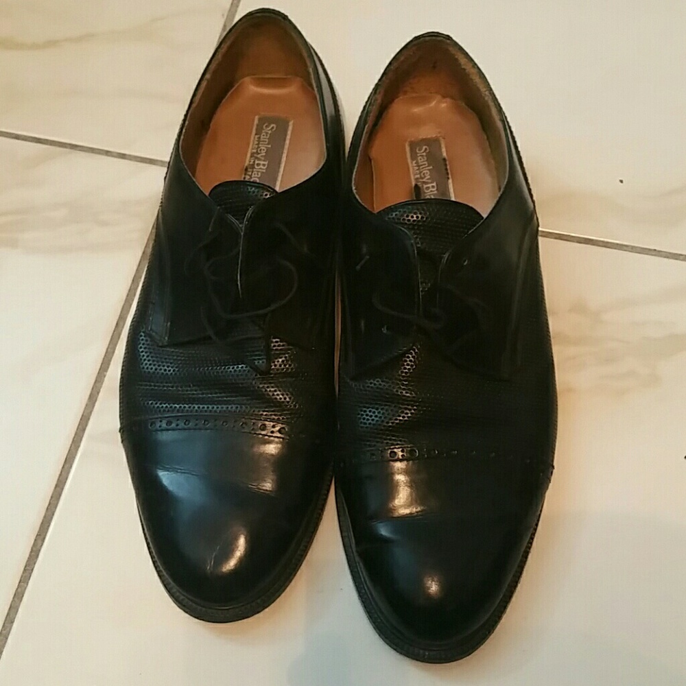Stanley Blacker oxfords size 11 Made in Italy